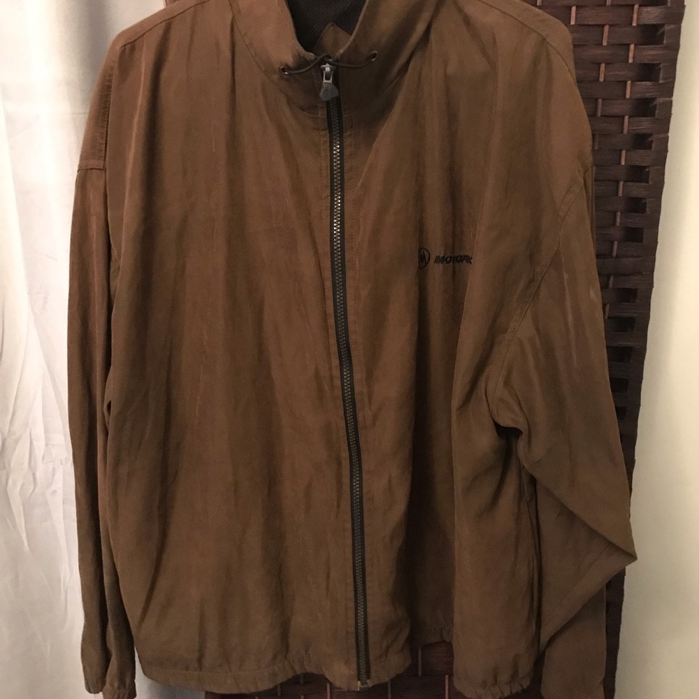 Brown Windbreaker Jacket